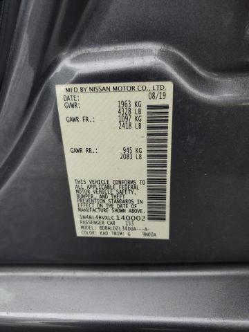 2020 NISSAN ALTIMA S - 1N4BL4BVXLC140002