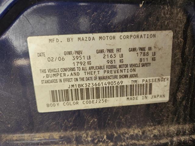 2006 MAZDA 3 S #3298158259