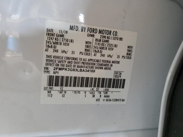 2020 FORD EDGE SE #3296245458