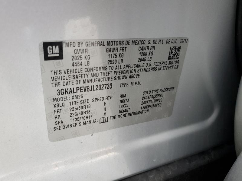 2018 GMC TERRAIN SL #3316106255