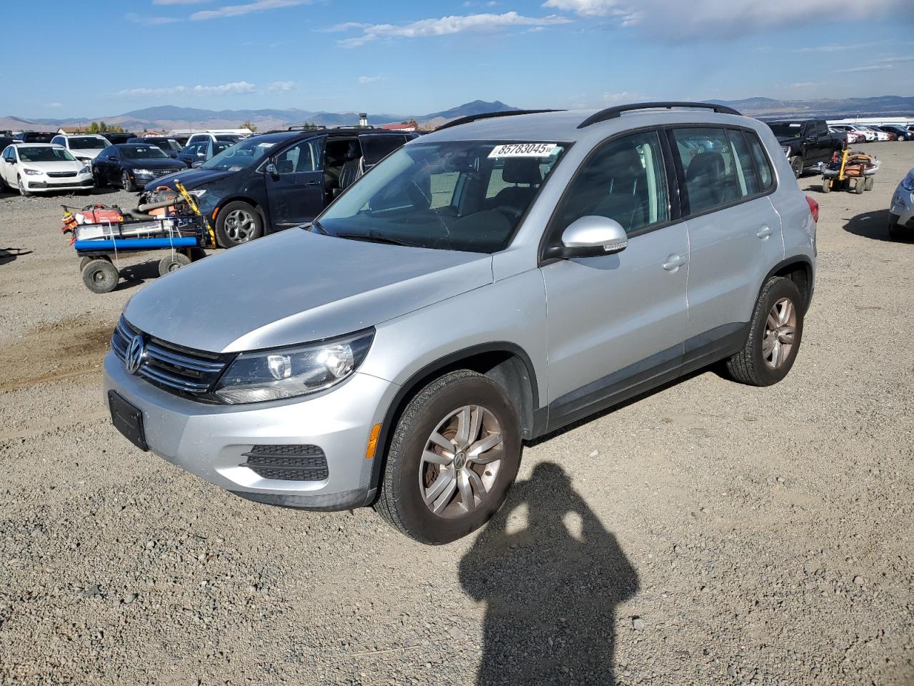 Lot #3317767067 2017 VOLKSWAGEN TIGUAN S