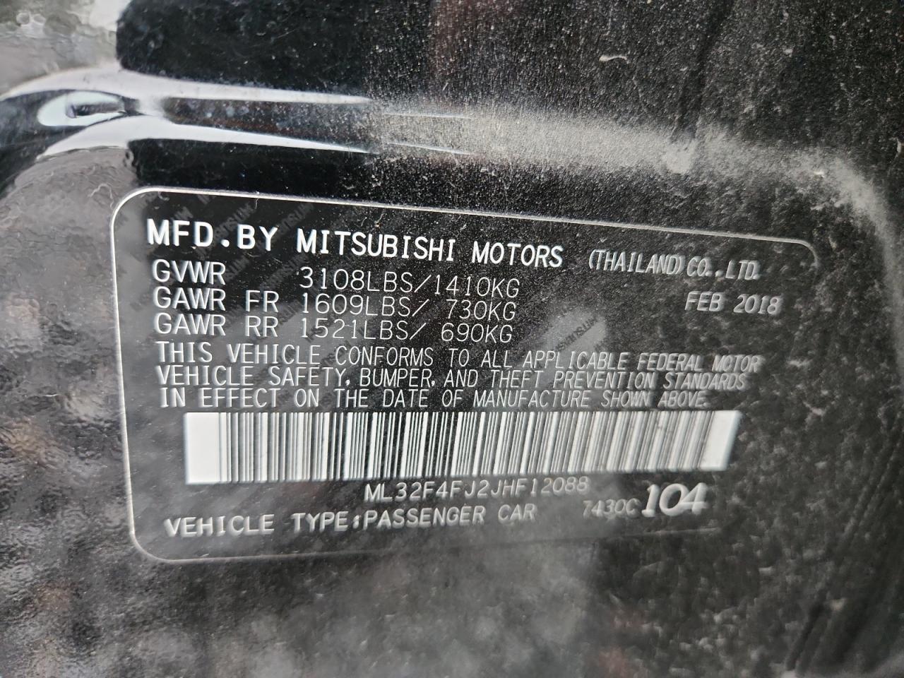 MITSUBISHI MIRAGE G4 SE