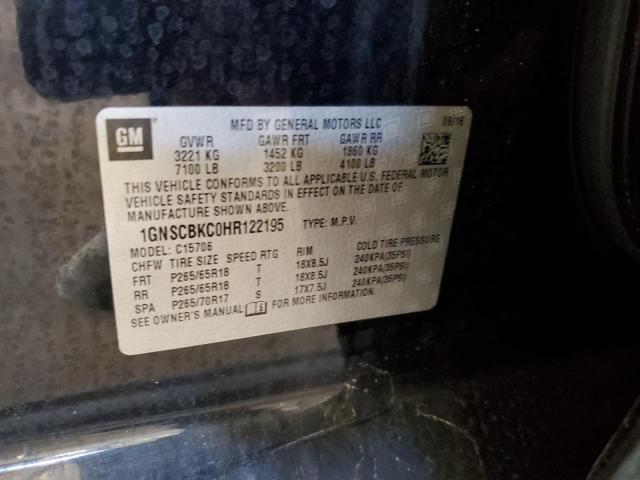 2017 CHEVROLET TAHOE C150 #3282356278