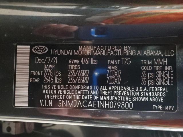 2022 HYUNDAI TUCSON SE #3286667286