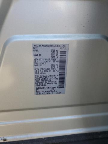 2015 NISSAN PATHFINDER 5N1AR2MM5FC675915