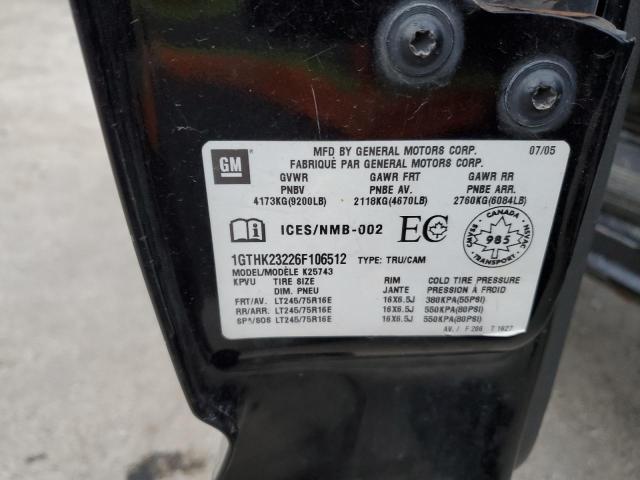 2006 GMC SIERRA K25 #3291445172