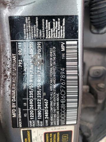 2012 MERCEDES-BENZ GLK 350 4MATIC - WDCGG8HB6CF767894