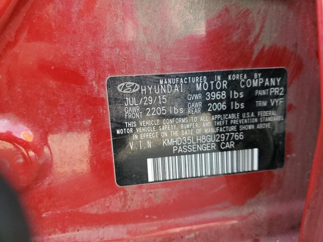 2016 HYUNDAI ELANTRA GT KMHD35LH8GU297766