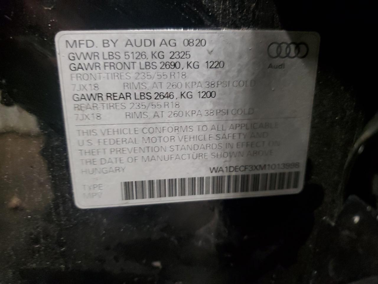 AUDI Q3 PREMIUM S LINE 45