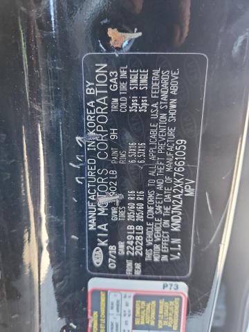 2019 KIA SOUL - KNDJN2A2XK7661059