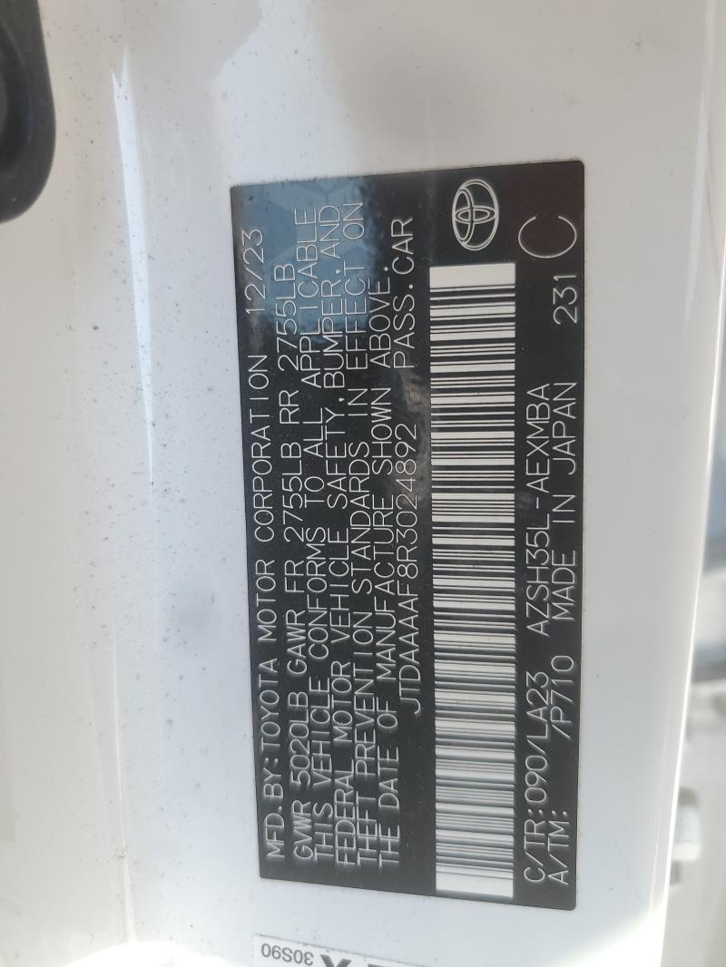 2024 TOYOTA CROWN XLE - JTDAAAAF8R3024892