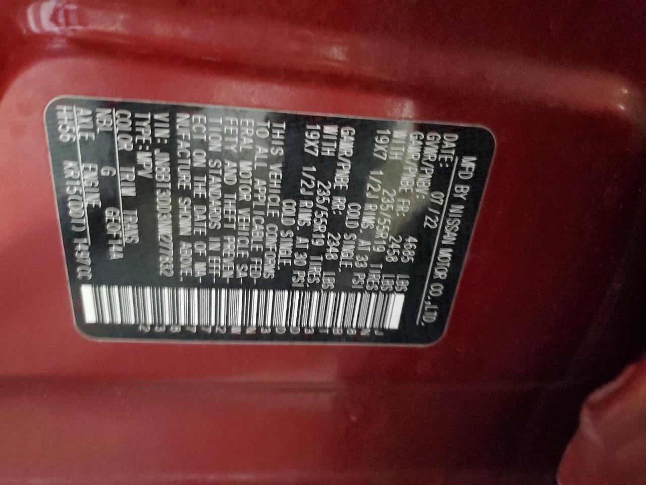 NISSAN ROGUE PLATINUM