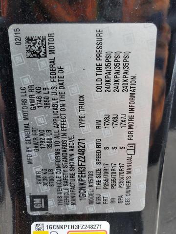 2015 CHEVROLET SILVERADO - 1GCNKPEH3FZ248271