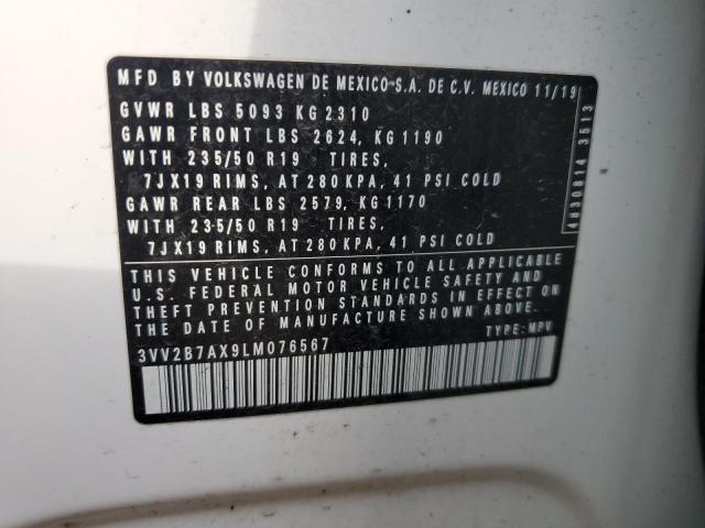 2020 VOLKSWAGEN TIGUAN SE 3VV2B7AX9LM076567