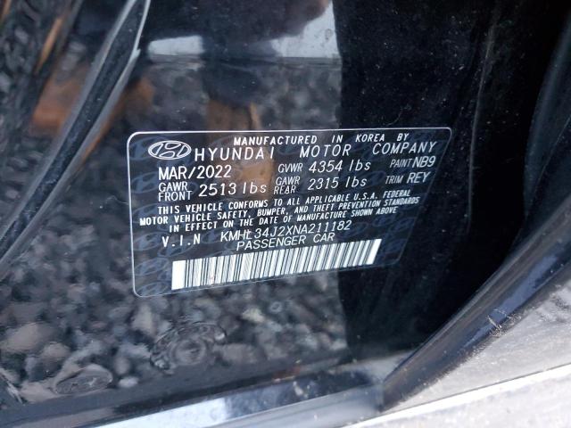 2022 HYUNDAI SONATA LIM KMHL34J2XNA211182