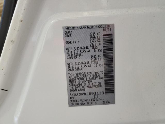 2014 NISSAN PATHFINDER #3276416657