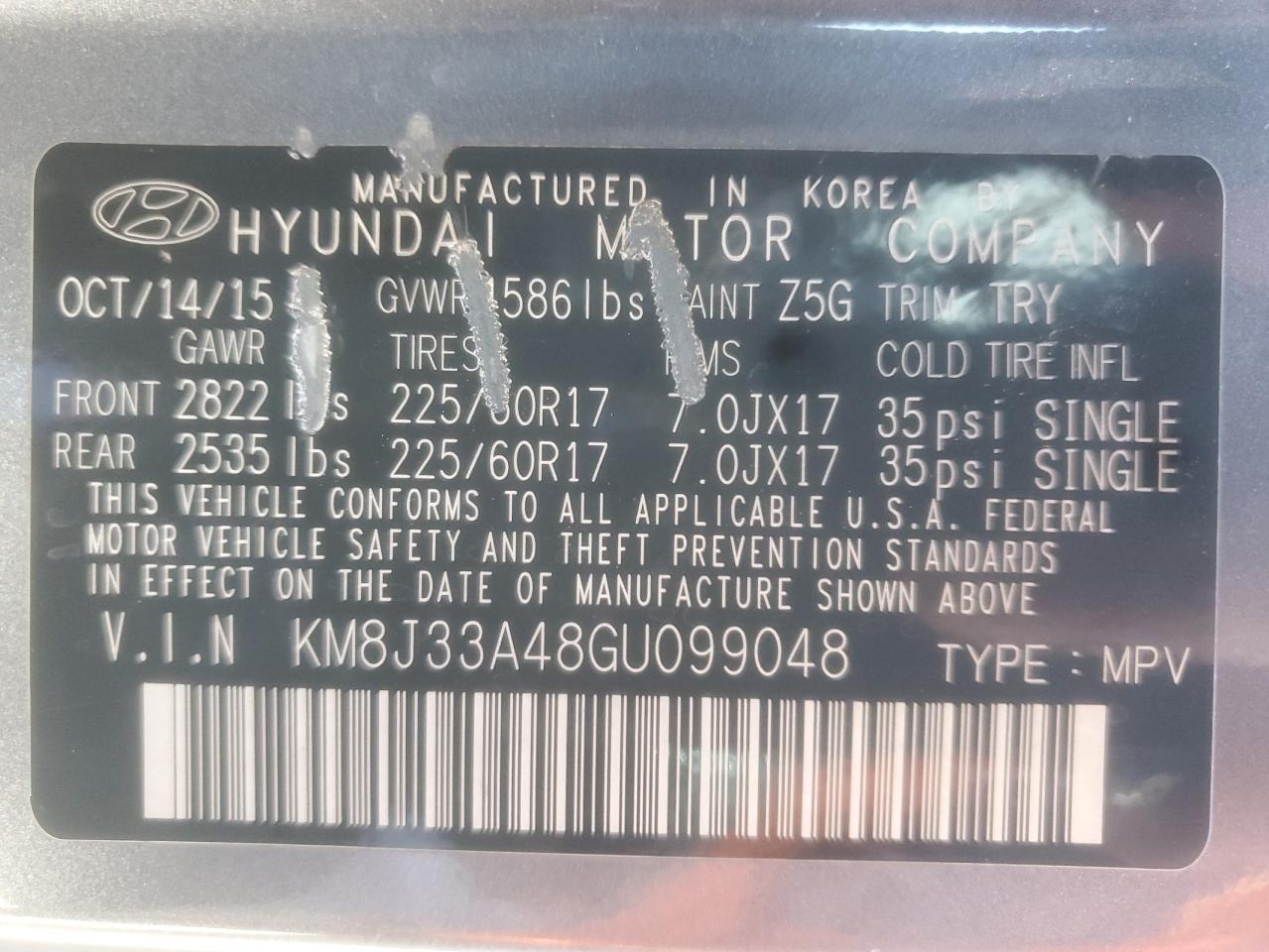 HYUNDAI TUCSON LIMITED