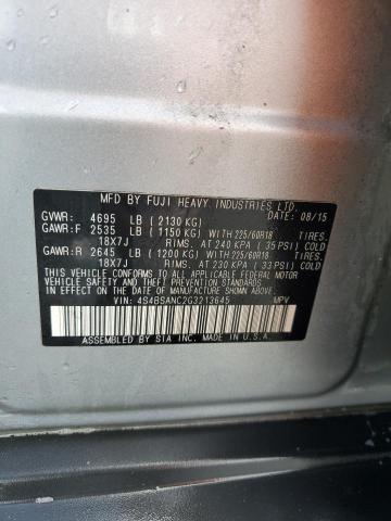 2016 SUBARU OUTBACK 2. 4S4BSANC2G3213645