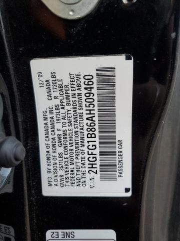 2010 HONDA CIVIC EX #3305339308