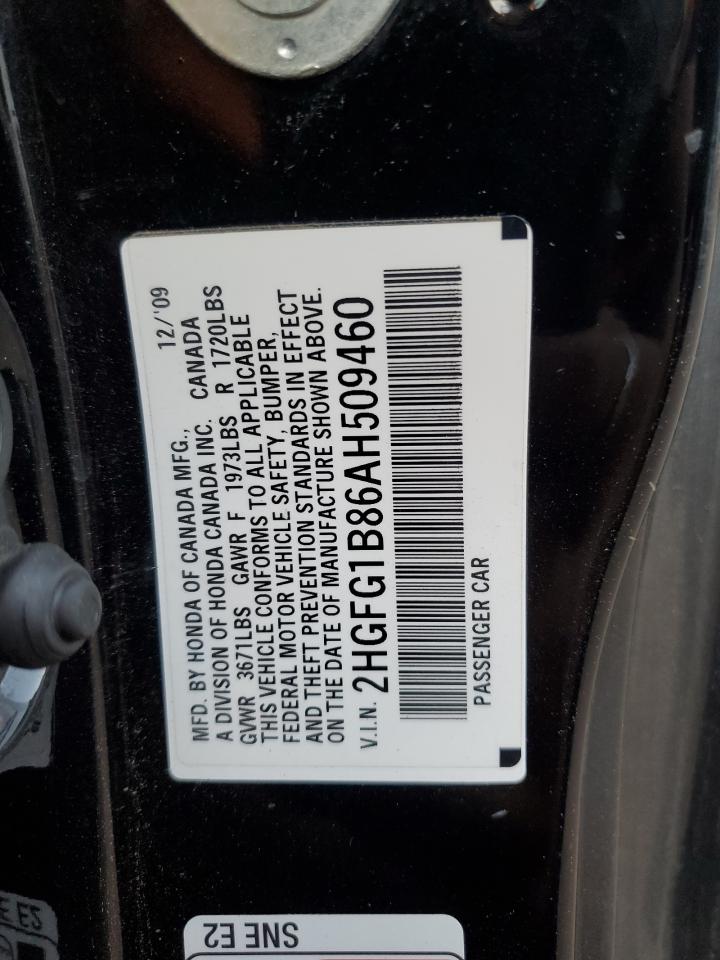 Lot #3305339308 2010 HONDA CIVIC EX