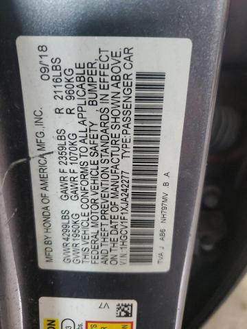 2018 HONDA ACCORD LX #3293563945