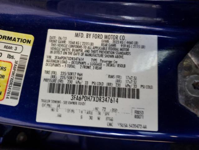 2013 FORD FUSION SE #3298133154