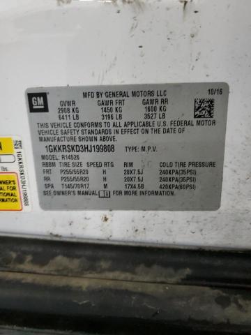 2017 GMC ACADIA LIM - 1GKKRSKD3HJ199808