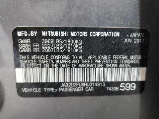 2017 MITSUBISHI LANCER ES JA32U2FU6HU014913