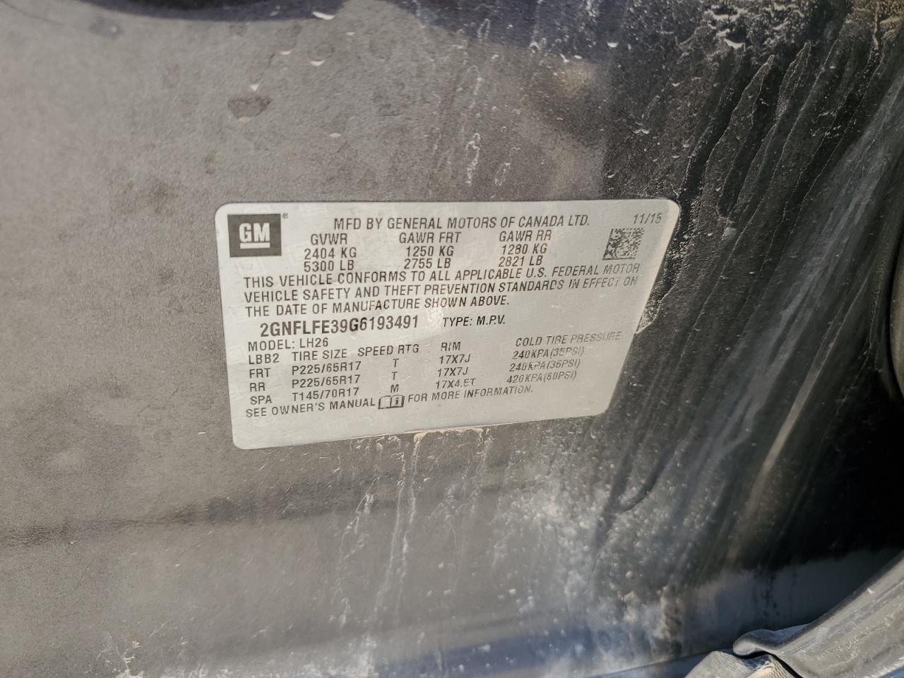 CHEVROLET EQUINOX LT