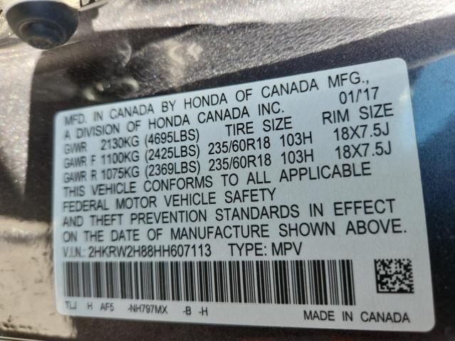 2017 HONDA CR-V EXL - 2HKRW2H88HH607113