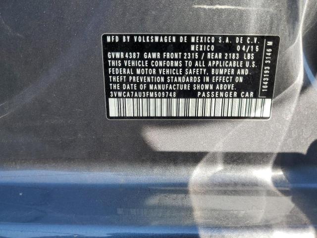 2015 VOLKSWAGEN GOLF SPORT - 3VWCA7AU3FM509748