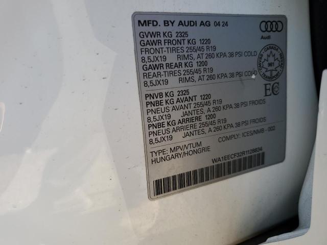 2024 AUDI Q3 PREMIUM - WA1EECF32R1128834