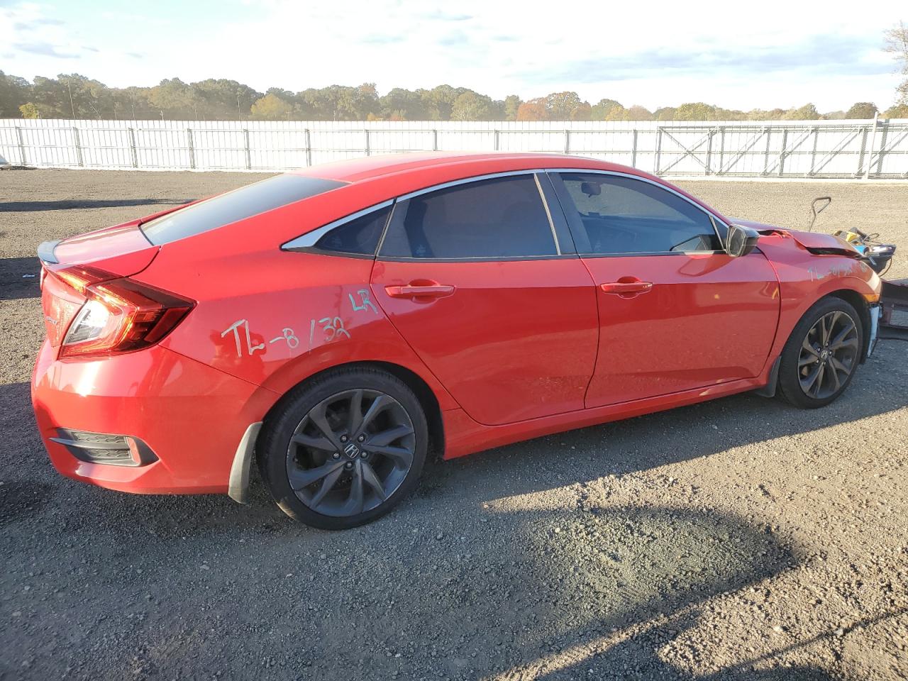 Lot #3311467233 2019 HONDA CIVIC SPOR