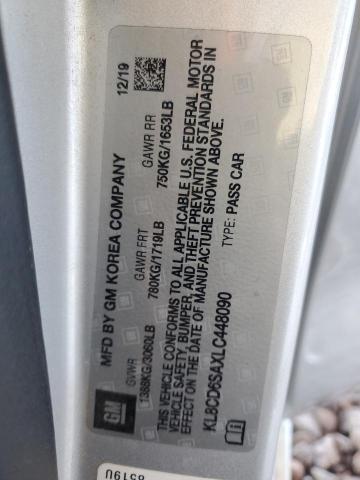 2020 CHEVROLET SPARK 1LT #3302765376