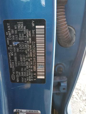 2019 HYUNDAI TUCSON SE - KM8J23A41KU902472