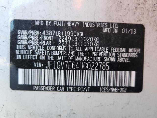 2013 SUBARU IMPREZA WR #3285972570