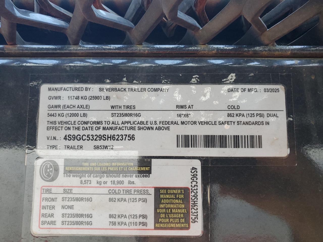 Lot #3267037679 2025 SILVEILERS UNKNOWN