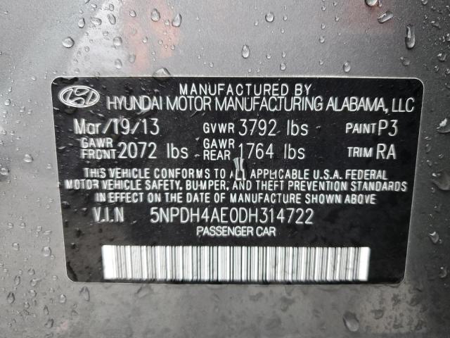 2013 HYUNDAI ELANTRA GL - 5NPDH4AE0DH314722