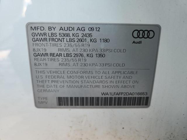 2013 AUDI Q5 PREMIUM - WA1LFAFP2DA016653
