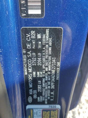 2021 KIA FORTE GT L #3303774442