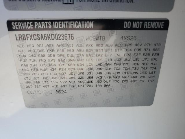 2019 BUICK ENVISION ESSENCE LRBFXCSA6KD023676