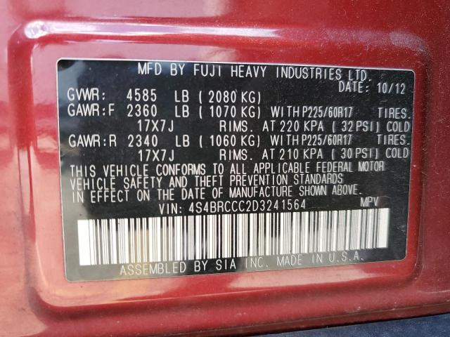 2013 SUBARU OUTBACK 2. #3287628032