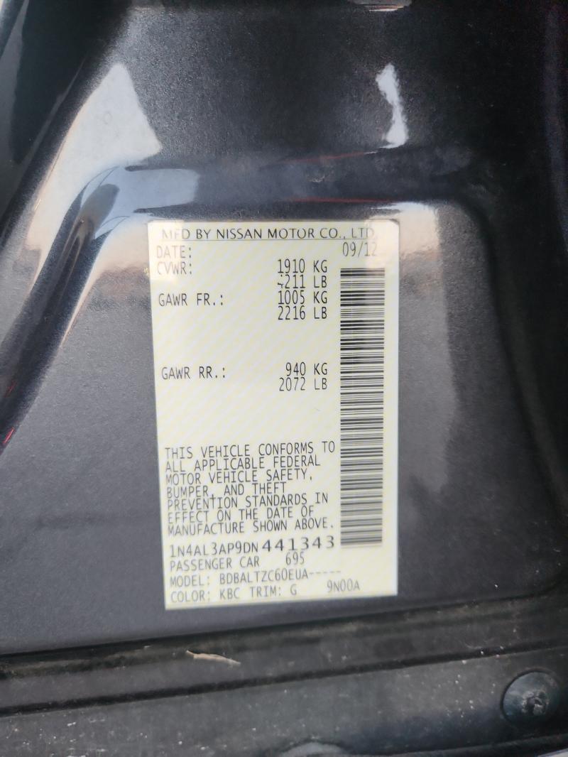 2013 NISSAN ALTIMA 2.5 - 1N4AL3AP9DN441343