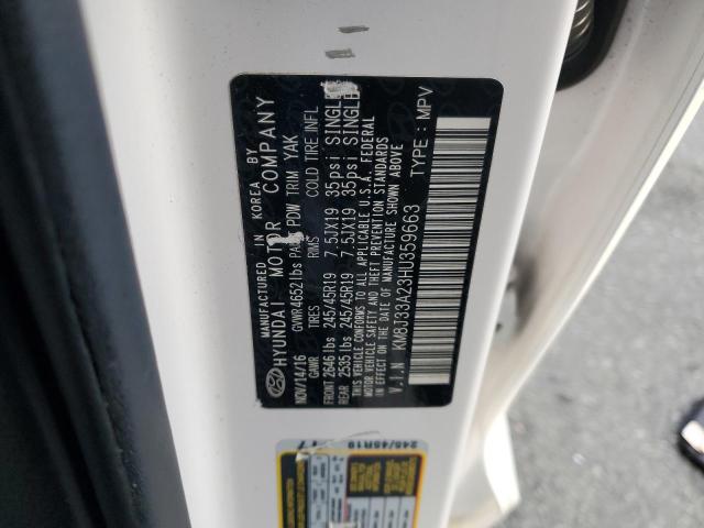 2017 HYUNDAI TUCSON LIM - KM8J33A23HU359663