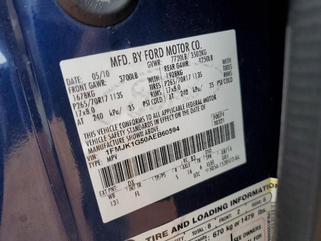 2010 FORD EXPEDITION #3304529442