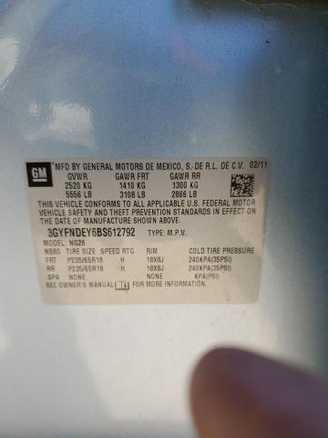 2011 CADILLAC SRX LUXURY - 3GYFNDEY6BS612792