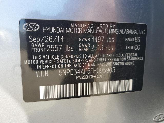 2015 HYUNDAI SONATA SPO 5NPE34AF5FH095903