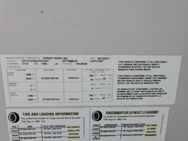 2018 WILDWOOD APEX #3294484495