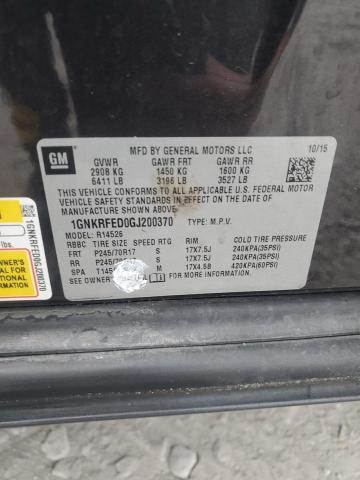 2016 CHEVROLET TRAVERSE L - 1GNKRFED0GJ200370