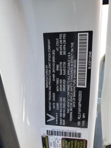 2023 VINFAST TRADING AND PRODU VF 8 PLUS #3293424463